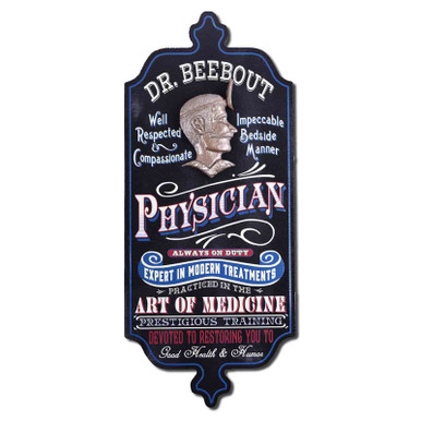 Vintage Personalized Physician Sign