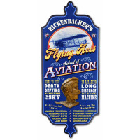 Old-Fashioned Personalized Aviation Pilot Sign
