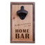 Includes custom engraving of your name and year est over the "Home Bar" text