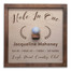 Personalized Hole in One Plaque with Ball Holder - Laurels