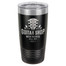 Personalized Tumblers - 20oz Black Custom Engraved Tumbler Mug