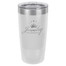 Personalized Tumblers - 20oz White Custom Engraved Tumbler Mug