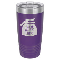 Personalized Tumblers - 20oz Purple Custom Engraved Tumbler Mug