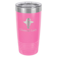 Personalized Tumblers - 20oz Pink Custom Engraved Tumbler Mug