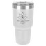 Personalized Tumblers - Large 30oz White Laser Engraved Tumbler Mug