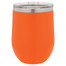 Custom Laser Engravable Tumbler 12 oz Stemless Wine Glass in Orange