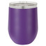 Custom Laser Engravable Tumbler 12 oz Stemless Wine Glass in Purple