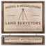 Custom Surveyor Wooden Sign - With Name Board