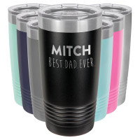 Best Dad Ever Personalized Tumbler Father's Day Gift