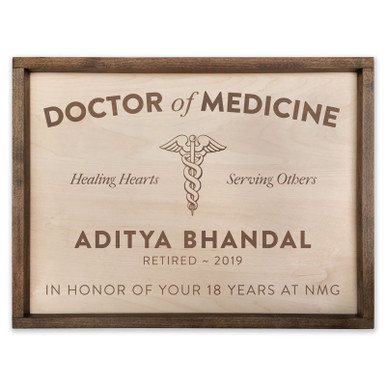 Personalized Medical Doctor Sign