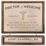 Personalized Medical Doctor Sign with Custom Name Board