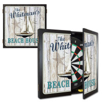 Beach House Dart Board Cabinet