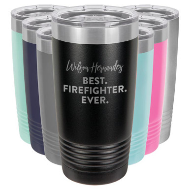 Personalized Firefighter Tumbler
