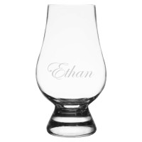 Personalized Glencairn Whiskey Glass - Edwardian