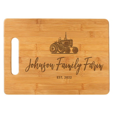Personalized Farmer Gift Cutting Board
