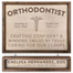 Personalized Orthodontist Sign with Custom Name Board