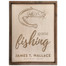 Gone Fishing Personalized Wood Sign - Catfish