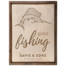 Gone Fishing Personalized Wood Sign - Sailfish