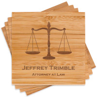 Attorney At Law Coaster Set