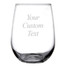 Personalized Stemless Wine Glass (Text Only)