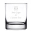 Personalized Rocks Whiskey Glass (Text & Logo)
