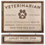 Personalized Veterinarian Sign with Custom Name Board