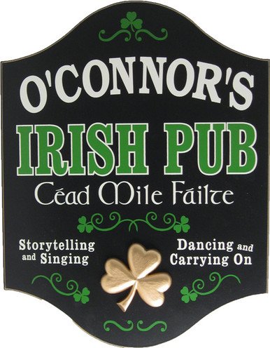 Personalized Irish Pub Sign | Custom Irish Sign