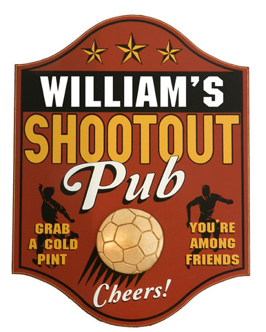 Soccer Pub Sign Personalized