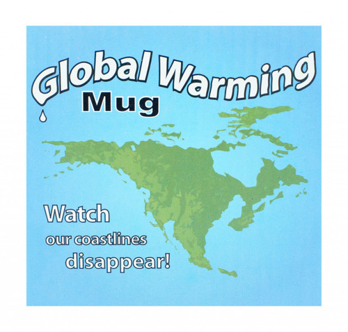 Global Warming Mug. Changes with Warm Water
