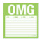 OMG Sticky Note Pad OMG Sticky Note Pad