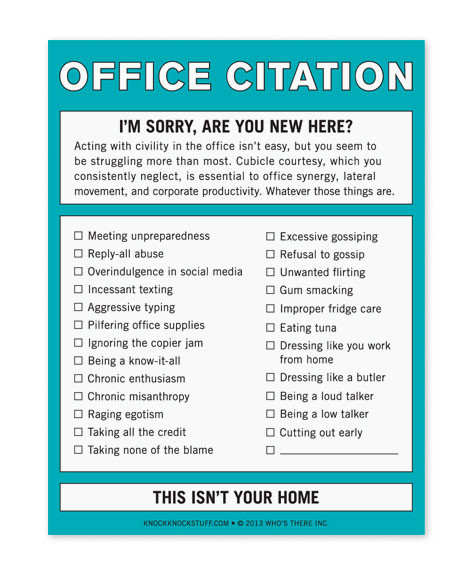 Office Citation Pad