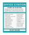 Office Citation Pad Office Citation Pad