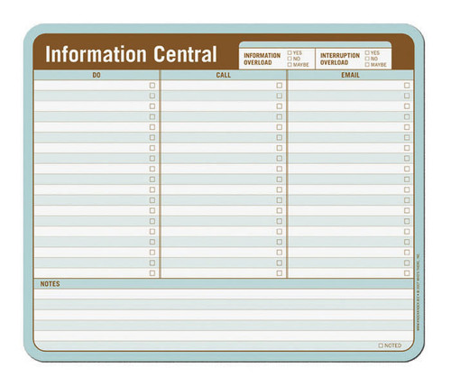 Information Central Paper Mousepad