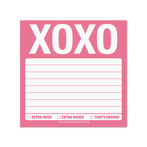 XOXO Sticky Pad