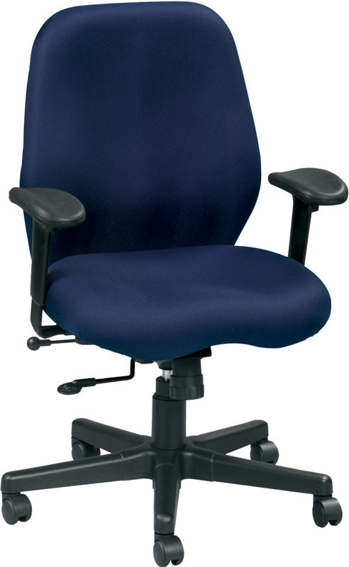 Black Eurotech Seating Aviator MM5506 Swivel Tilt Mesh Chair 