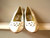 Vintage White Rangoni Cut Out Pump