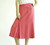 Vintage Honeysuckle Pink A Line Midi Skirt