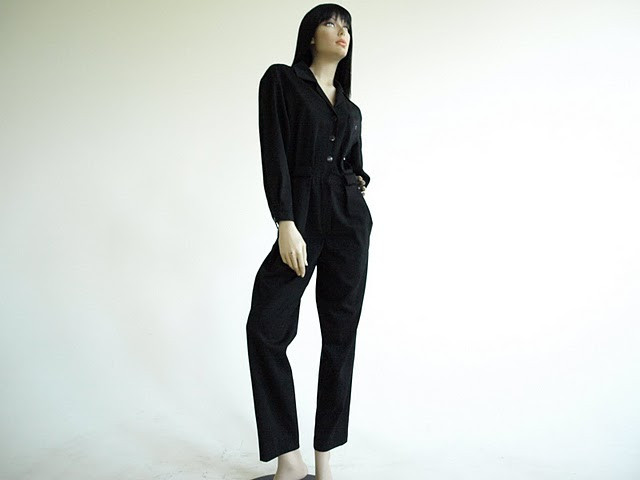 anne klein black jumpsuit