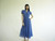 Vintage 1970s/1980s Lilac Sheer Flare Dress