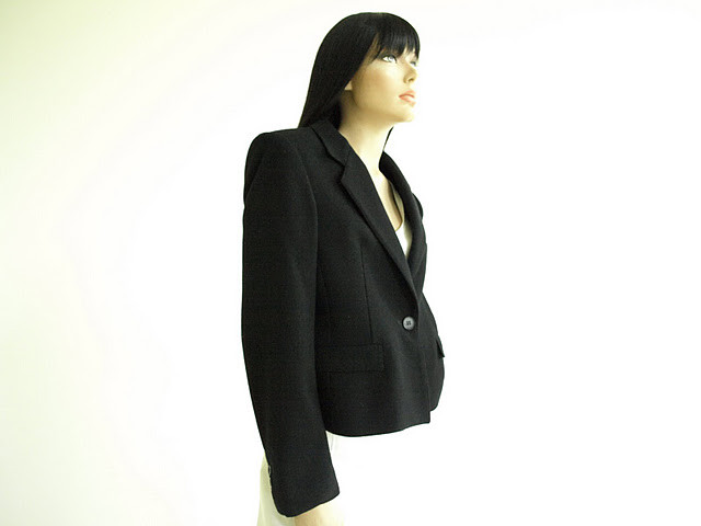 evan picone wool blazer