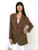 Vintage 1970s Ralph Lauren Brown Tweed Blazer