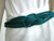 Vintage 1980s Teal Ginnie Johansen Rope Silk Cinch Belt