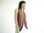 Vintage 1970s Multicolor Stripe Crochet Sweater Vest