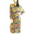 Vintage 1980s Jackie Bernard Multicolor Mockneck Wiggle Dress