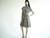 Vintage 1960s Minx Hound Stooth Mod Dress