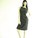 Vintage 1950s wool dress - Wendy Woods Gray Sheath Dress