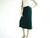 Vintage 1970's Forest Green Cashmere Skirt by Ballantyne