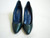 Vintage 1980s Calico Patent Leather Green Pump