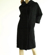 Vintage Black Persian Lamb Fur Coat by Pelz-Gusik