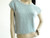 Vintage 1980's Baby Blue Pearl Vest Sweater